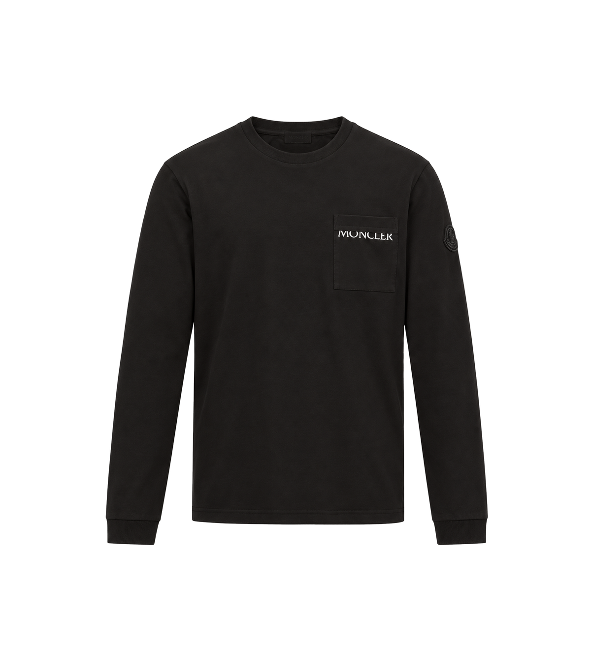 Logo Cotton Long Sleeve Black
