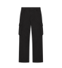 Cotton Blend Trousers Black