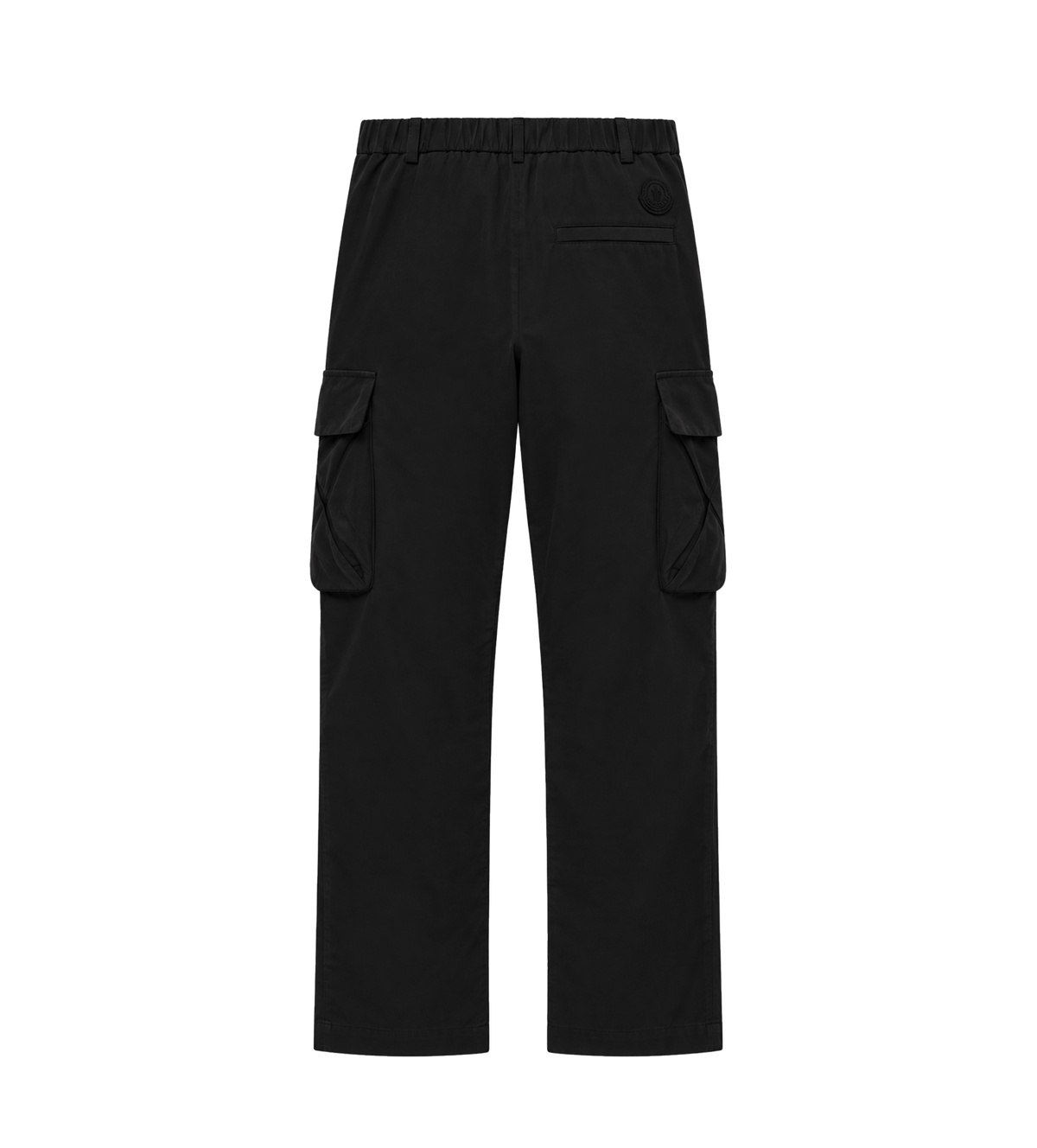 Cotton Blend Trousers Black