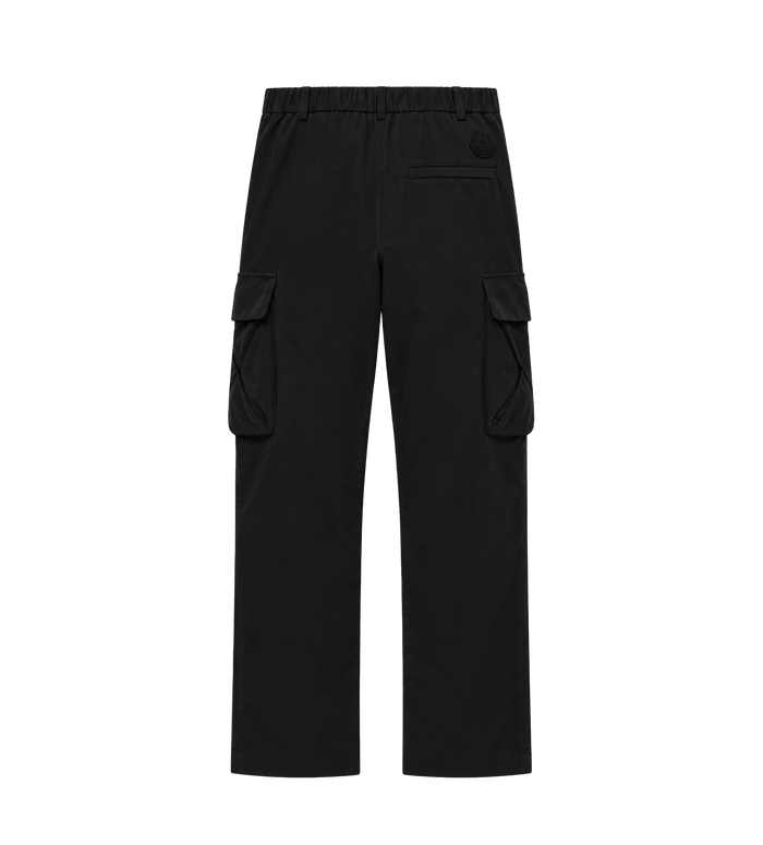 Cotton Blend Trousers Black