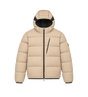 Poitevin Hooded Short Down Jacket Beige