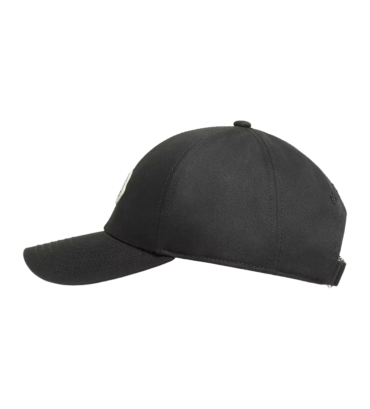 Moncler Katoenen gabardine baseballpet in zwart