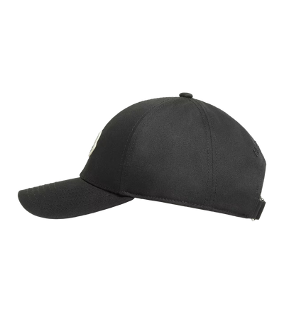 Moncler Katoenen gabardine baseballpet in zwart