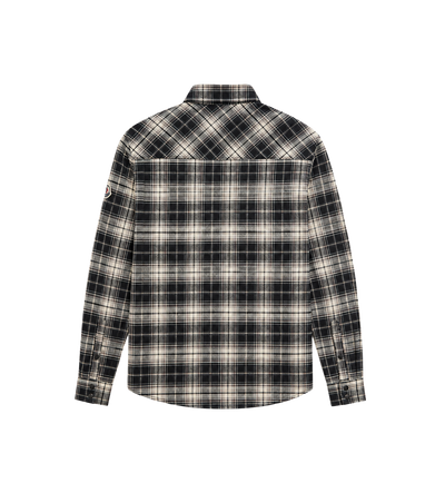 Pocket Check Shirt Black