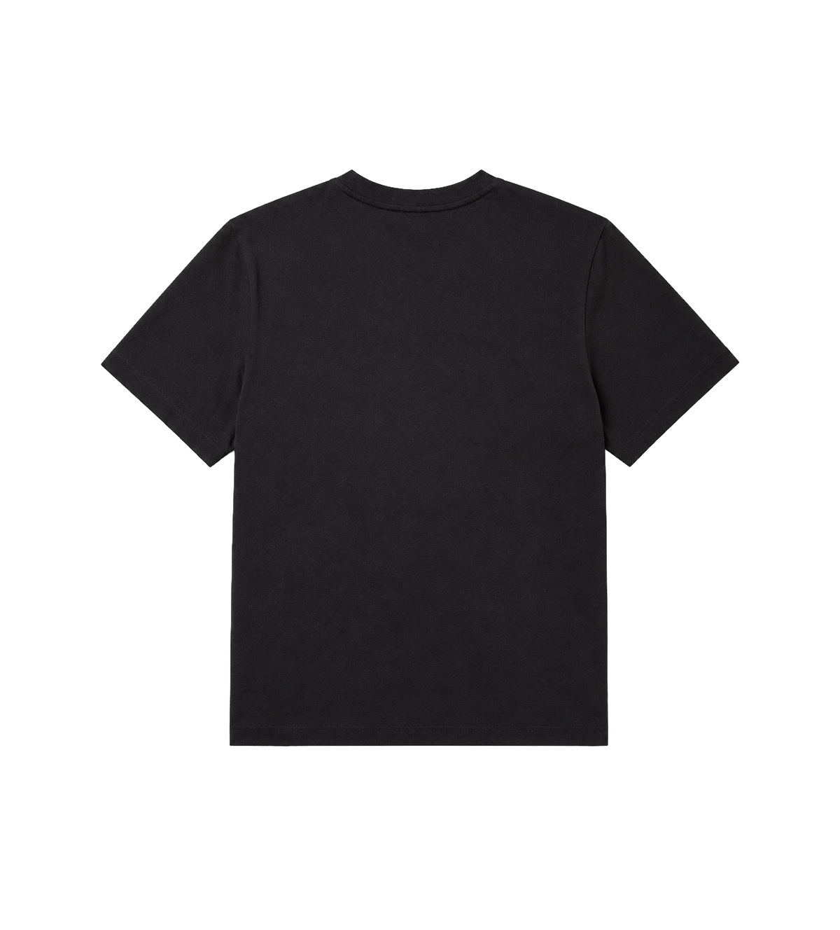 Tricolor Logo Embroidery T-Shirt Black