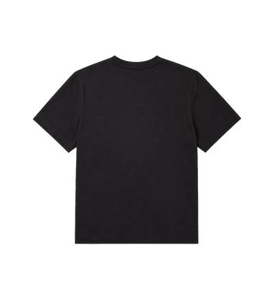 Tricolor Logo Embroidery T-Shirt Black