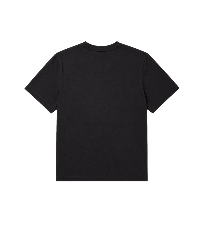Tricolor Logo Embroidery T-Shirt Black