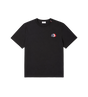 Tricolor Logo Embroidery T-Shirt Black