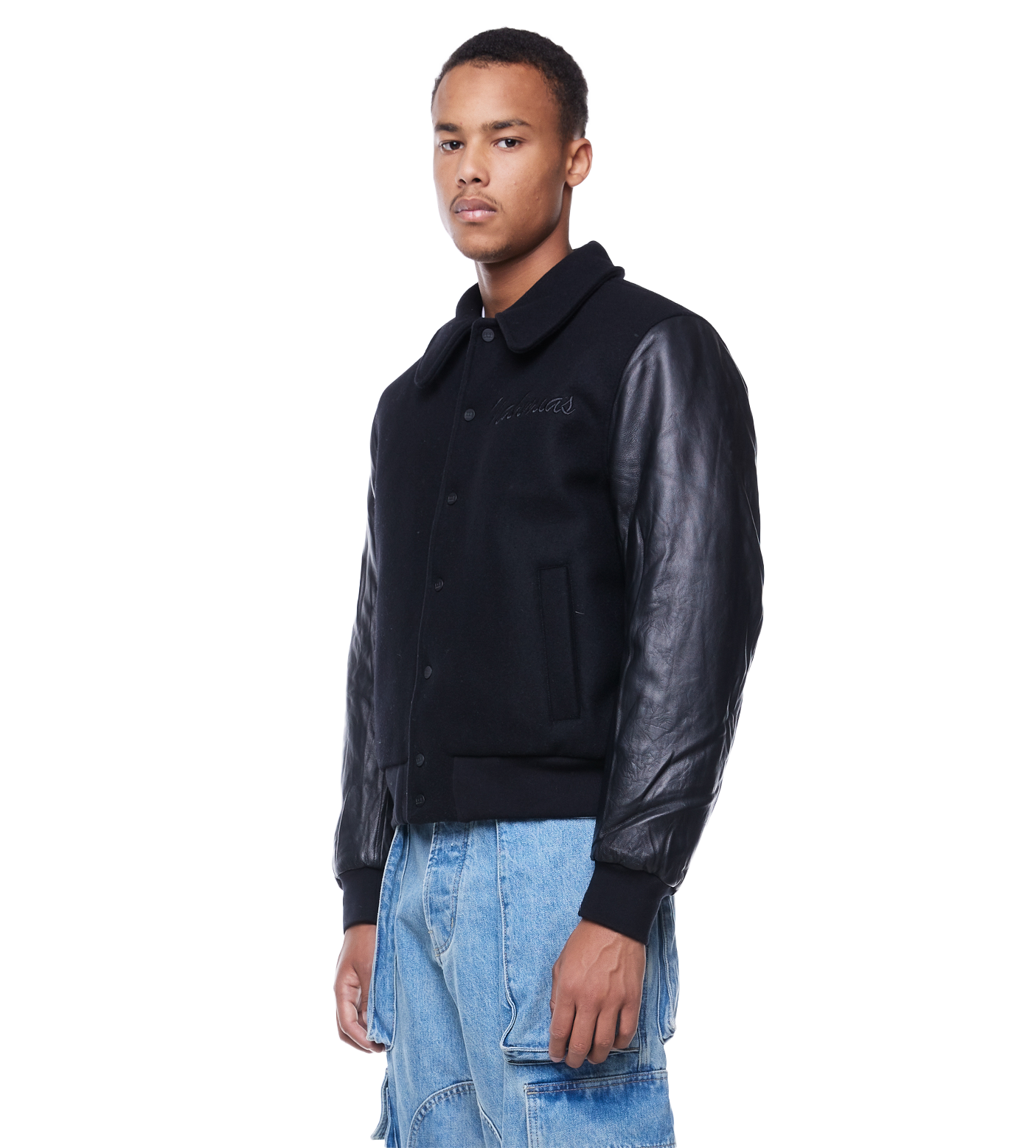 Miracle Academy Varsity Jacket Black