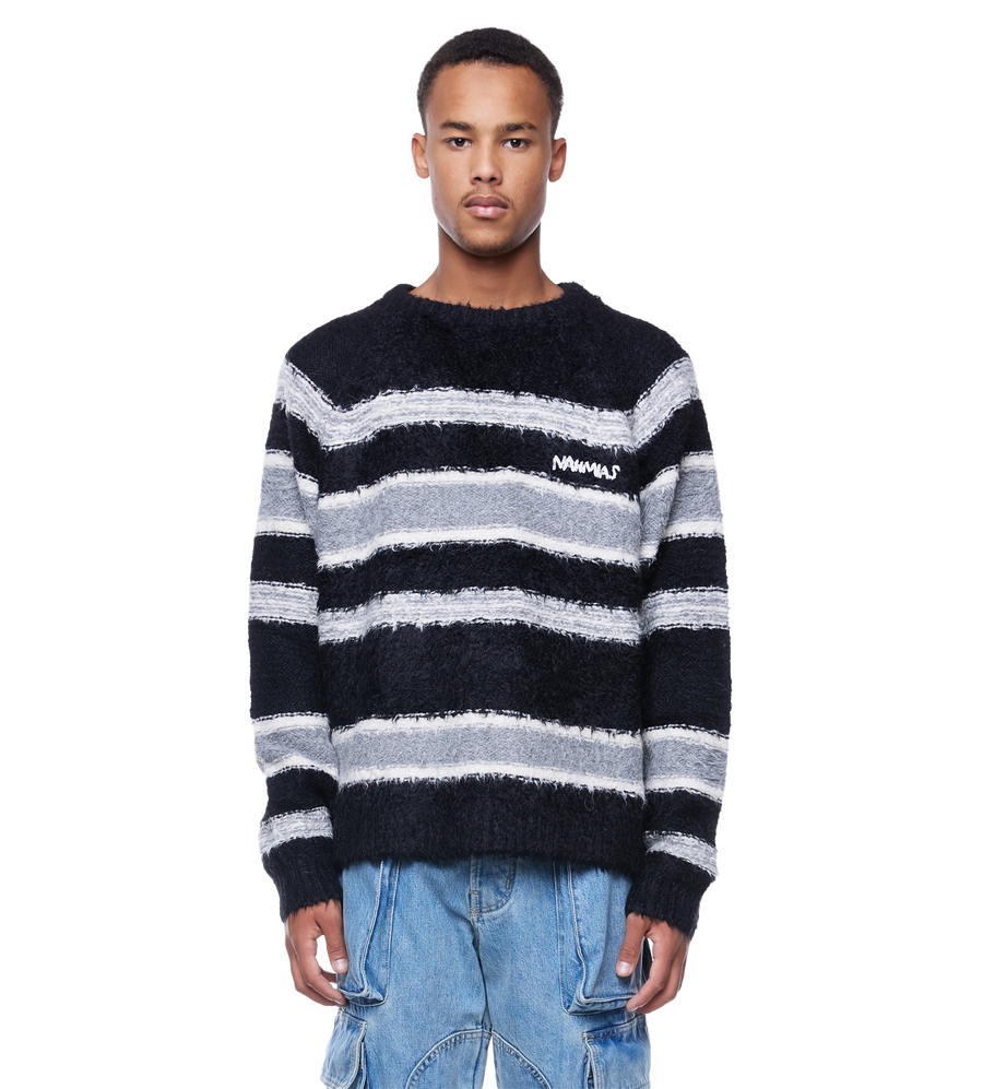 Striped Knit Black