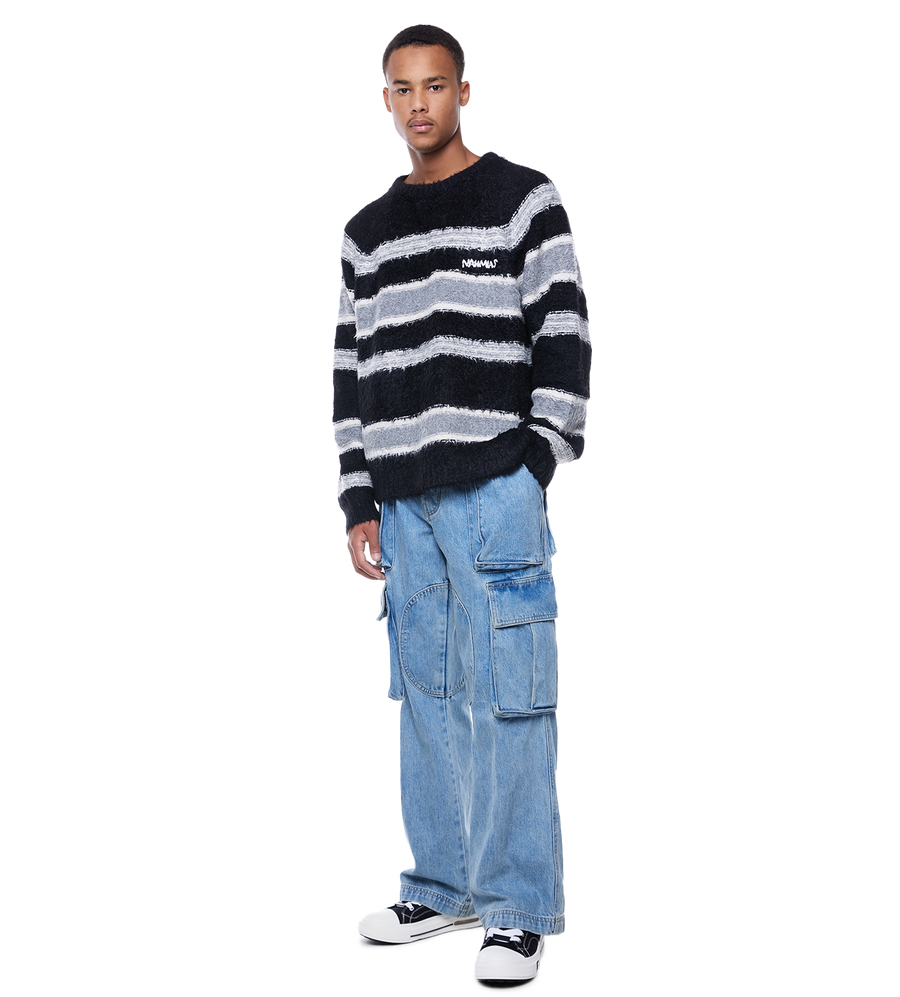Striped Knit Black