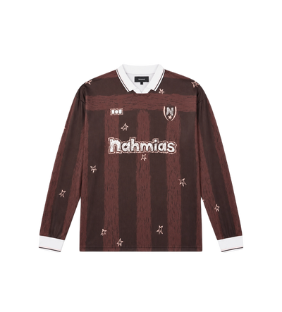Scribble Printed Jersey T-Shirt Brown