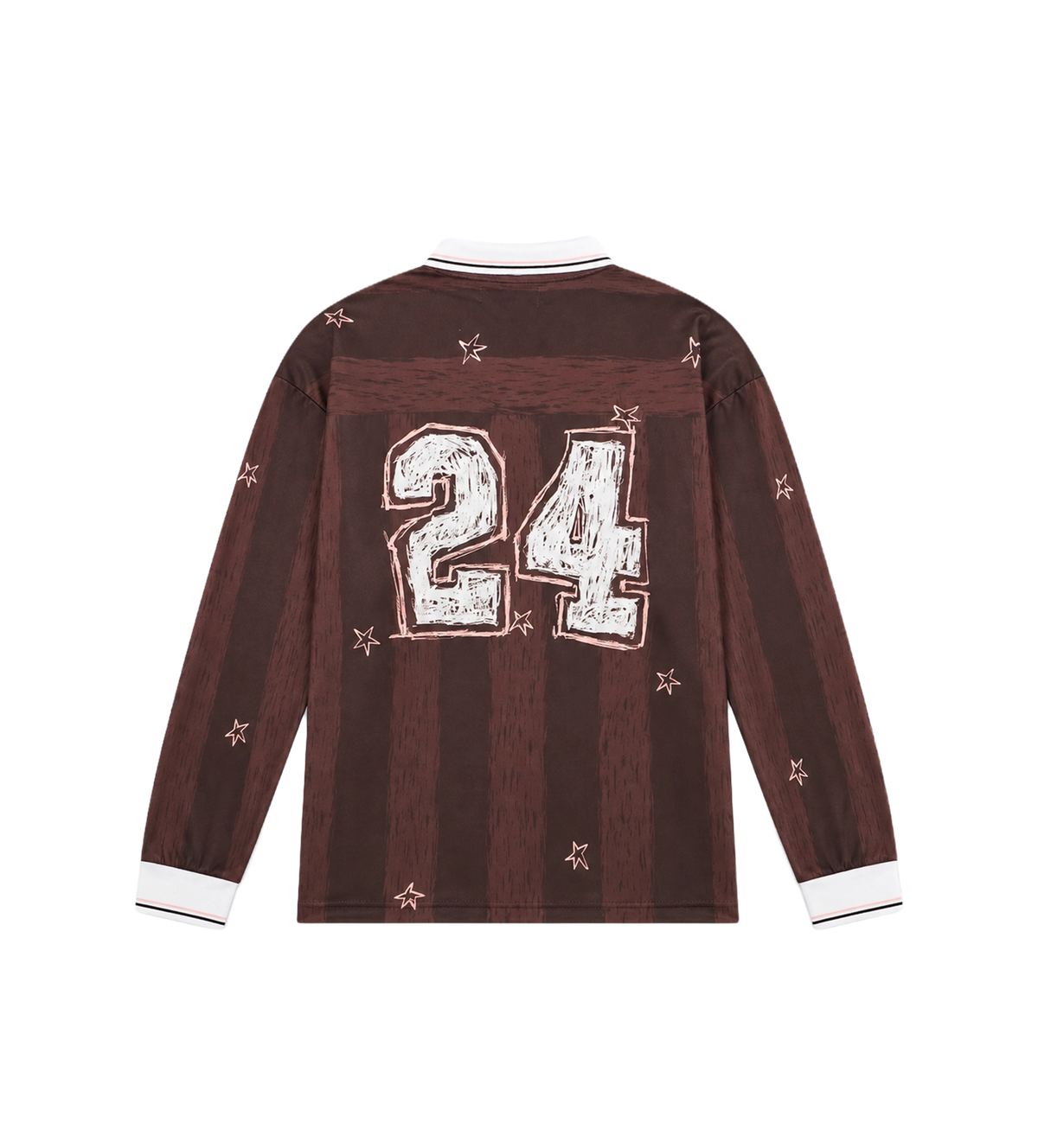 Scribble Printed Jersey T-Shirt Brown
