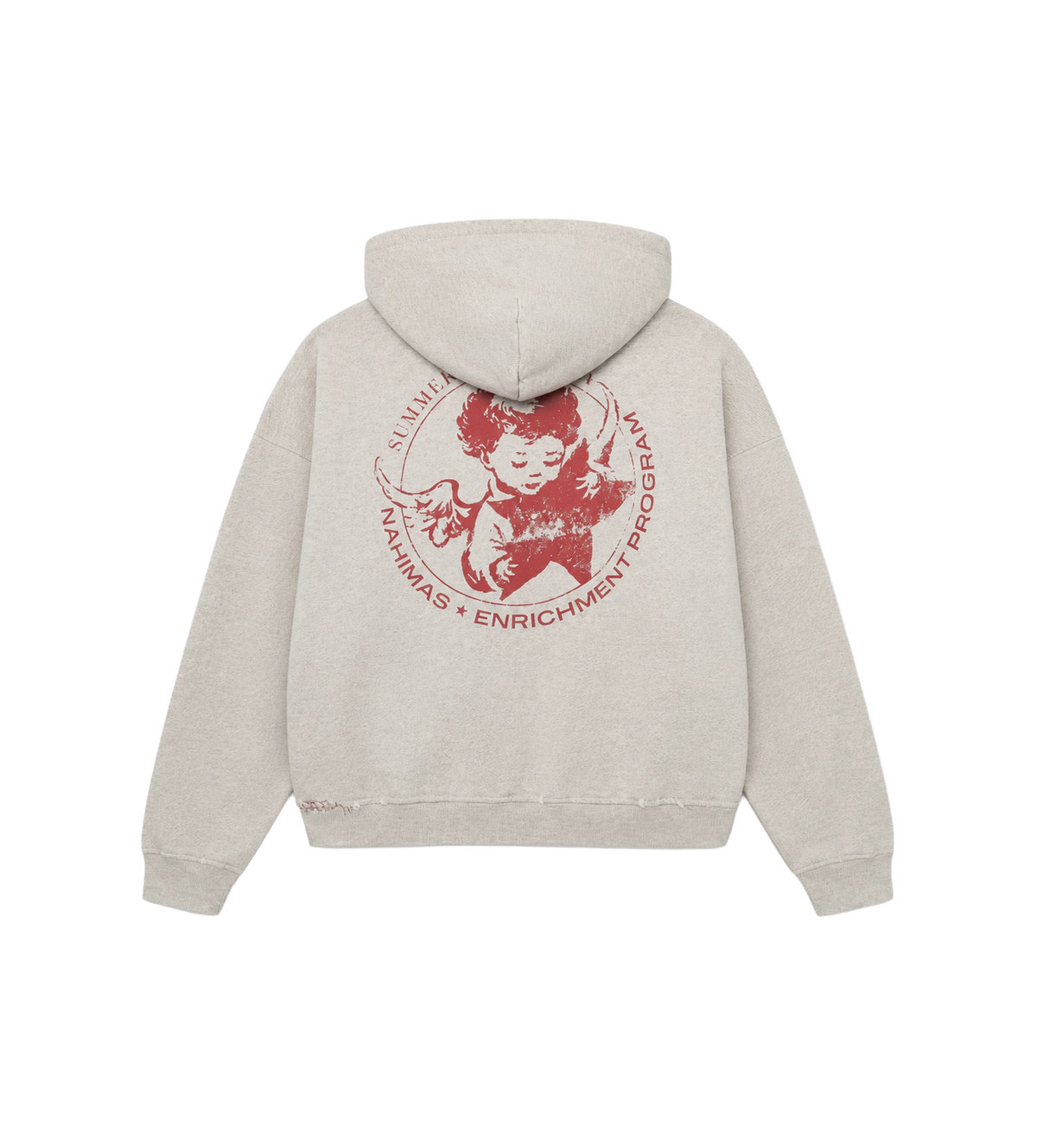 Youth Enrichment Graphic Zip-Up Hoodie Grey