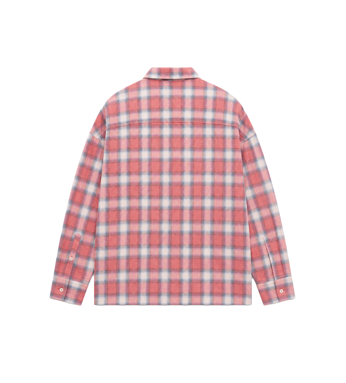 Featherweight LS Plaid Button-Up Dusty Red