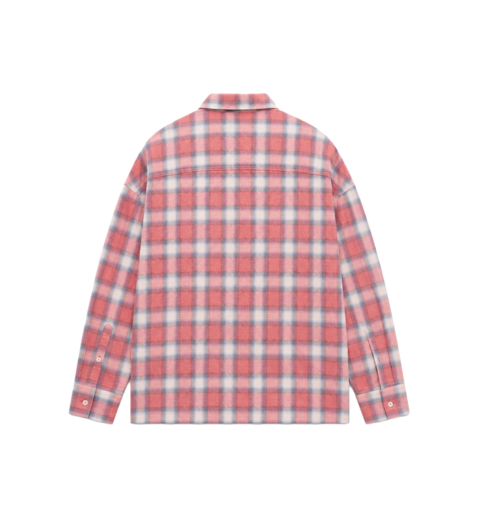 Featherweight LS Plaid Button-Up Dusty Red