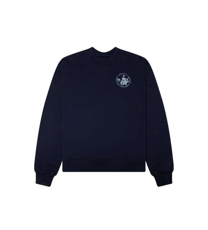 Youth Enrichment Crewneck Worn Navy