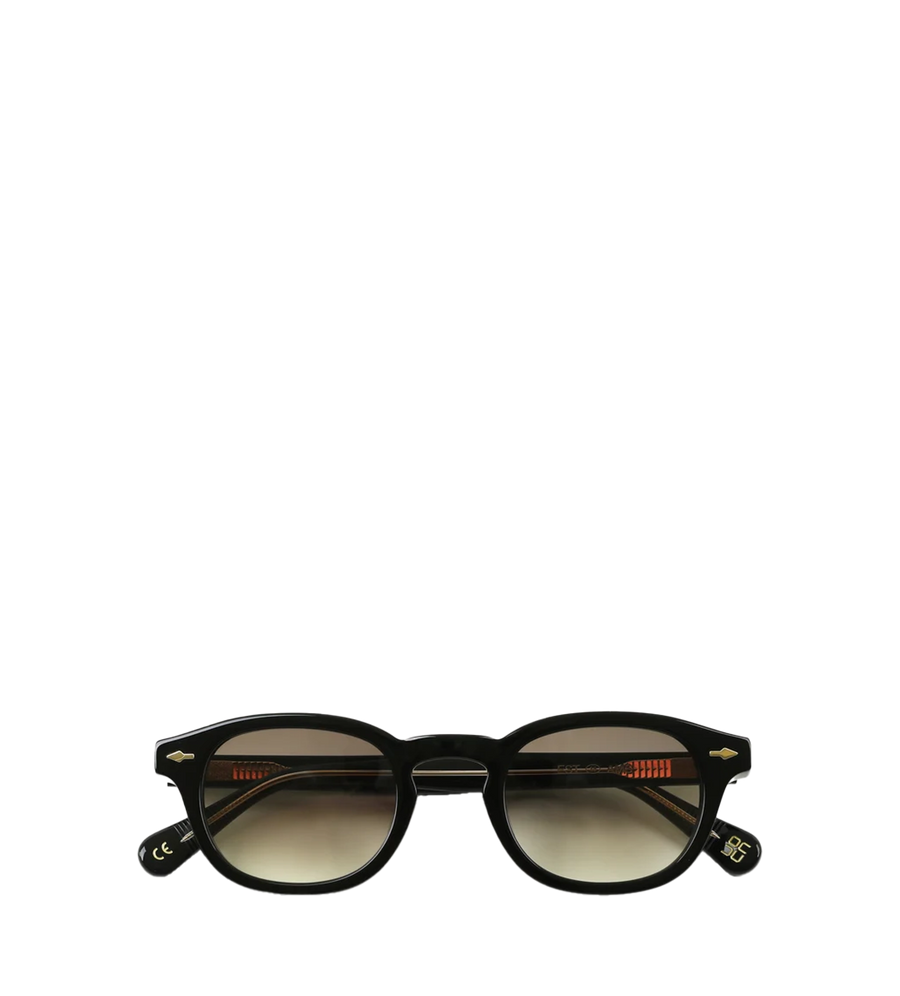 Rune II Sunglasses Black / Green Gradient