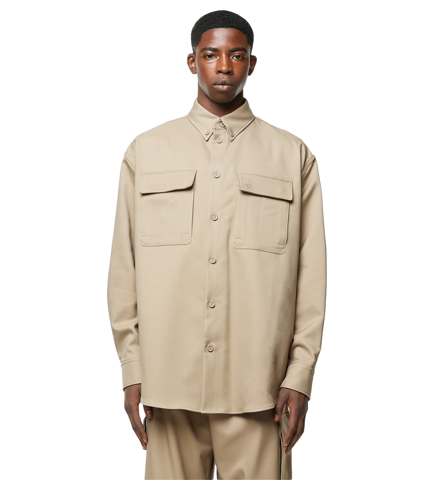 Long-sleeve Shirt Beige