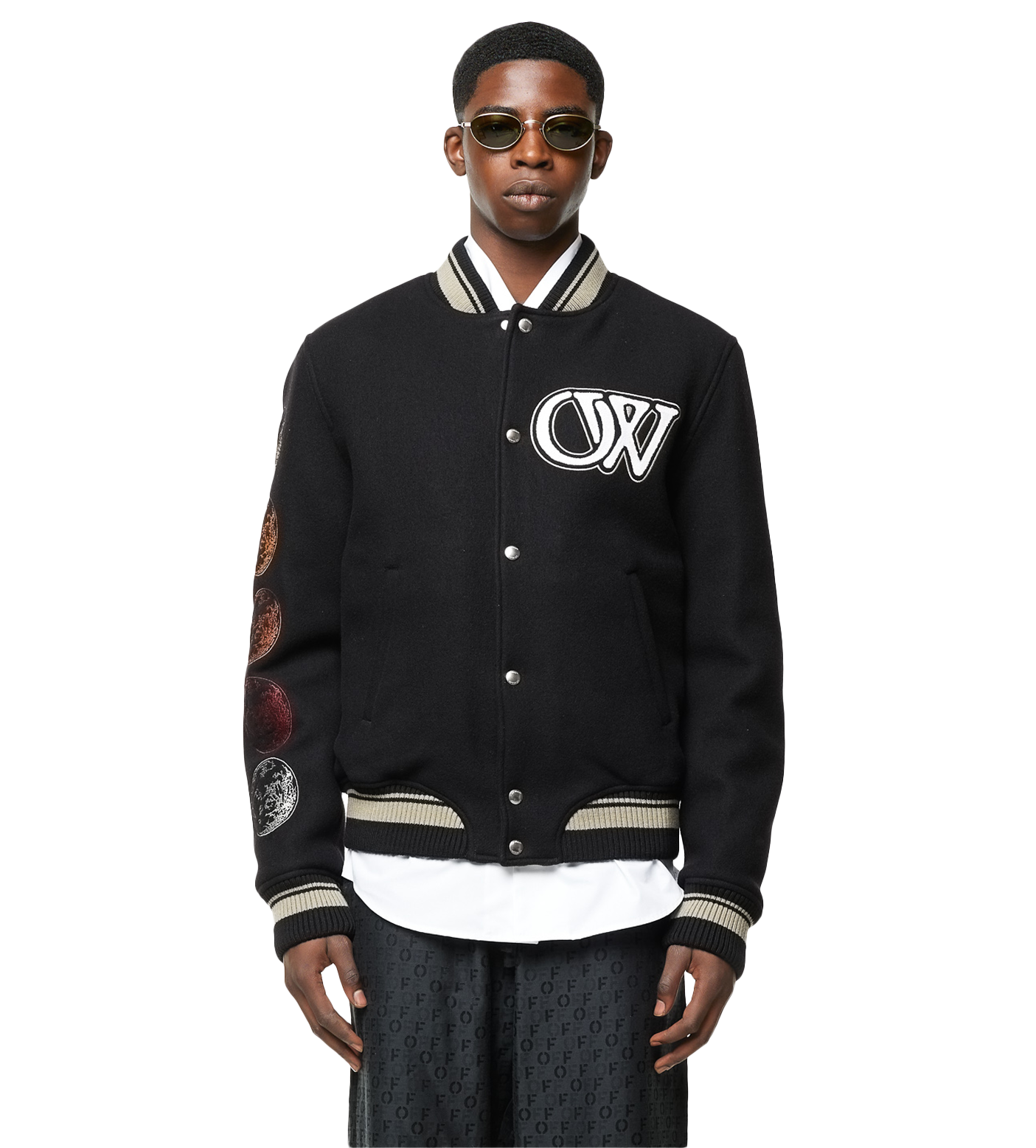 Cryst Moon Phase Vars Bomber Black