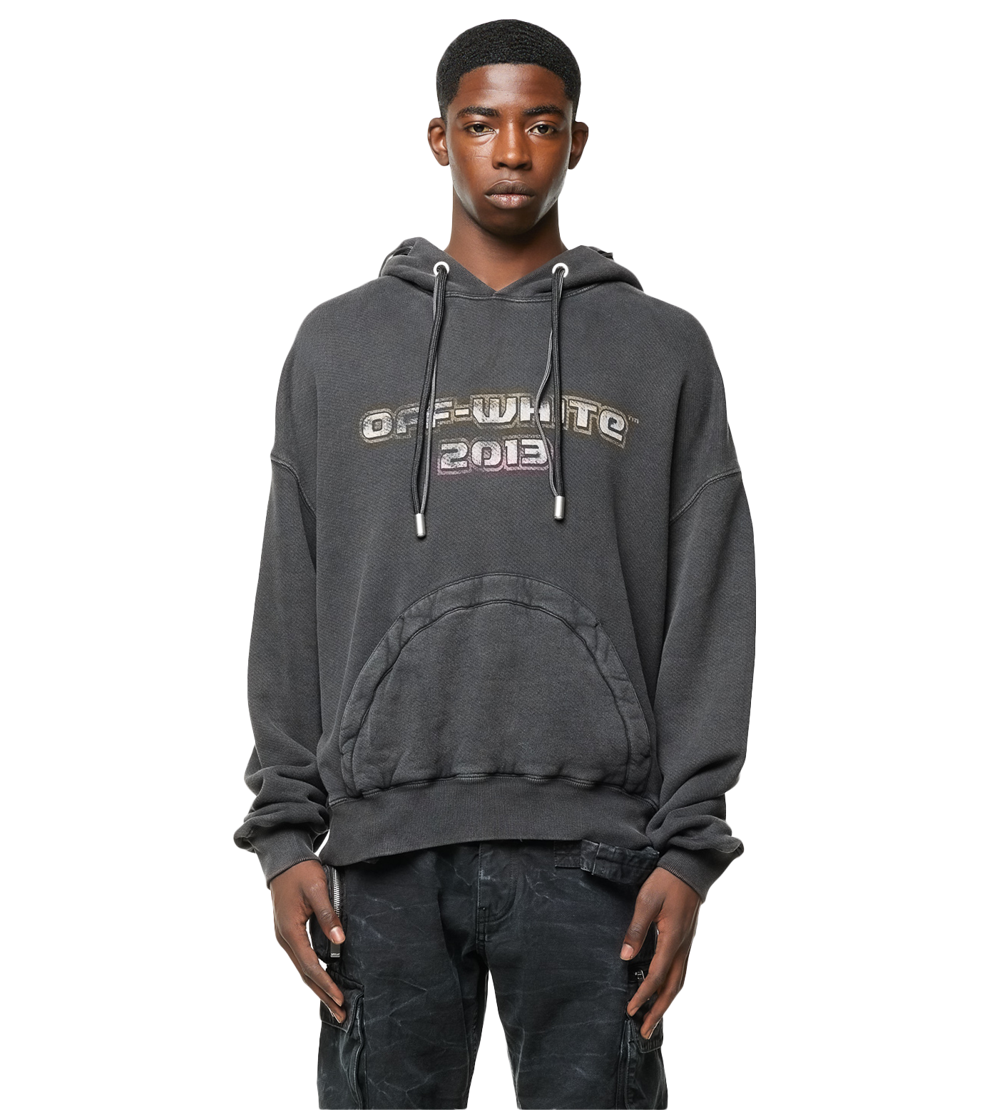 Digit Bacchus Cotton Hoodie Black
