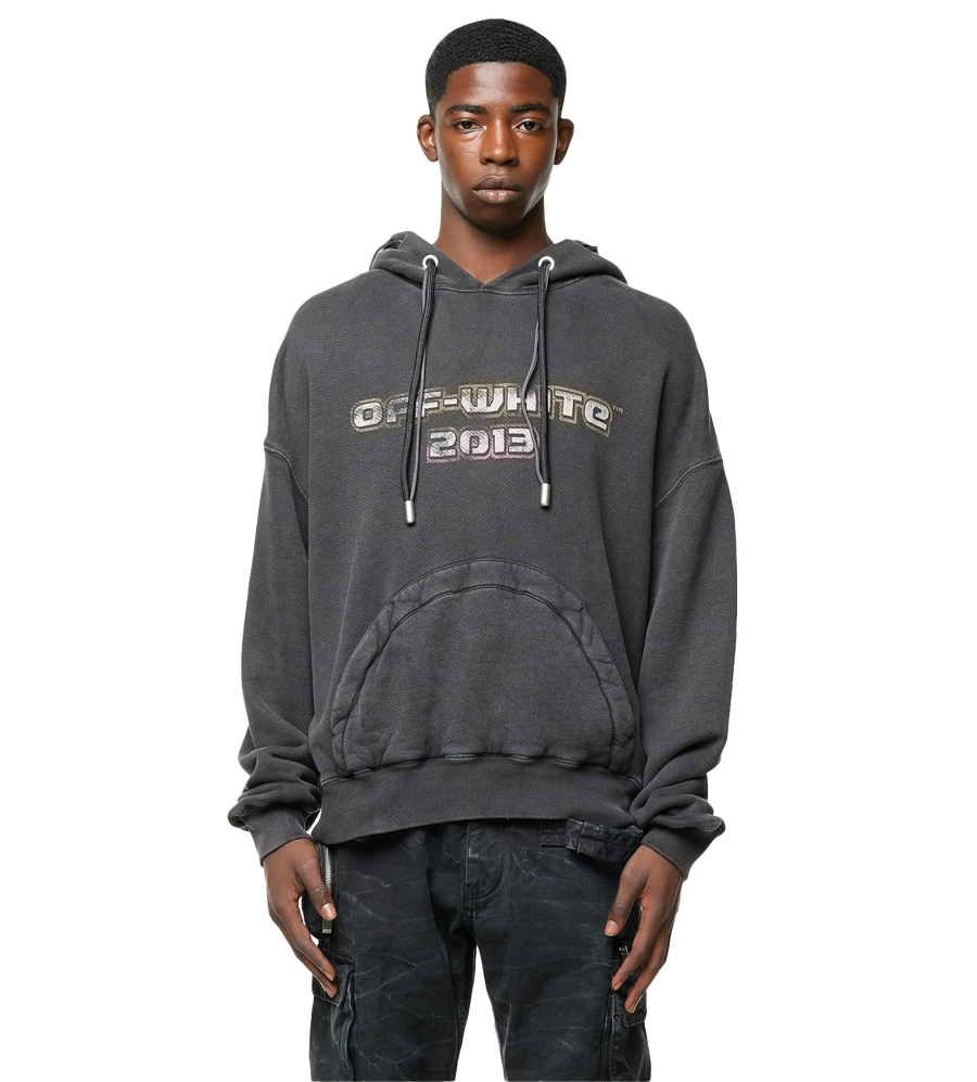 Digit Bacchus Cotton Hoodie Black