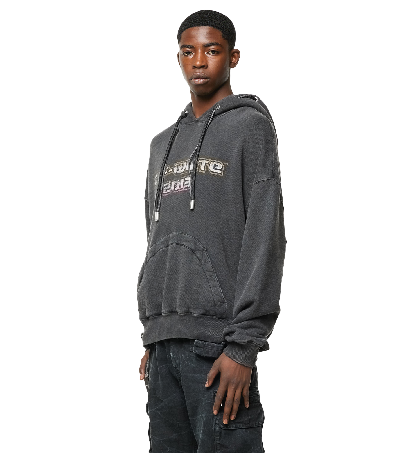 Digit Bacchus Cotton Hoodie Black