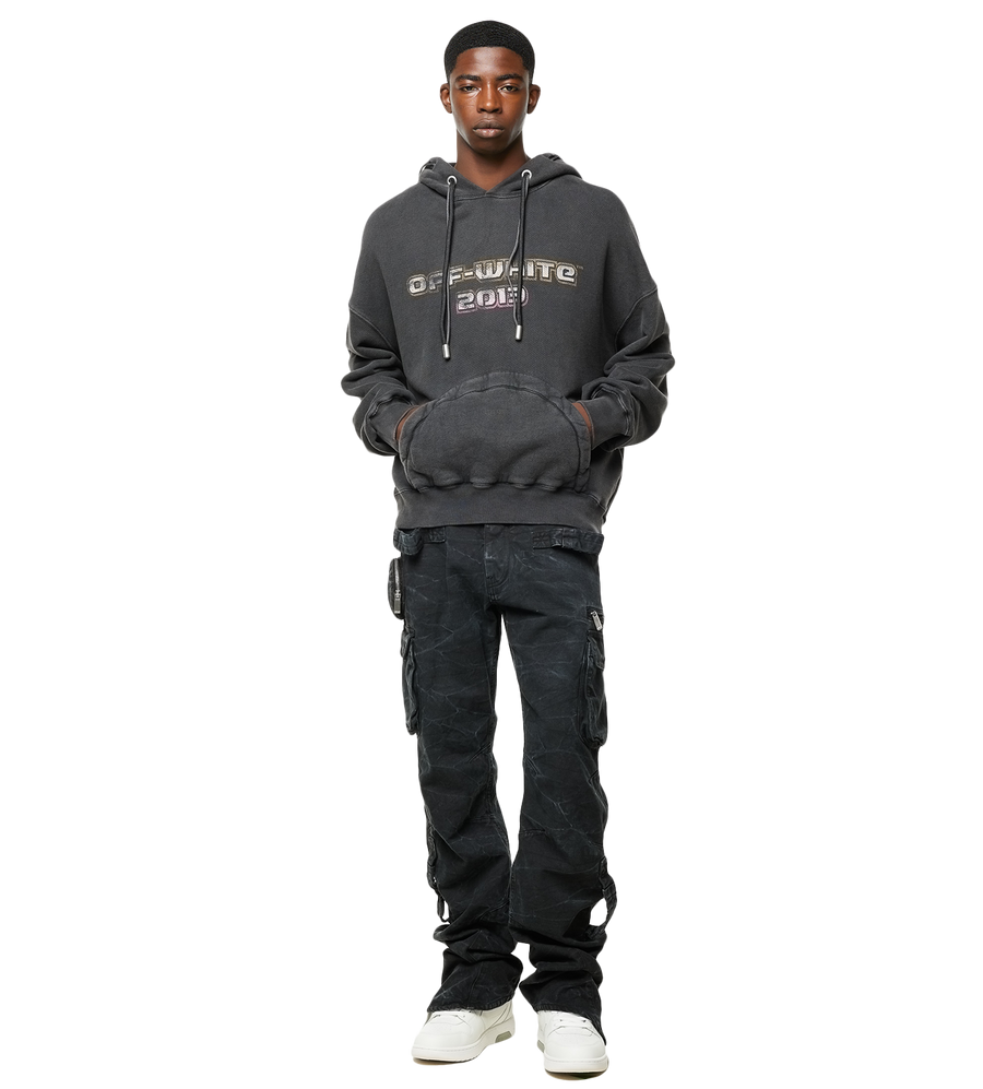 Digit Bacchus Cotton Hoodie Black