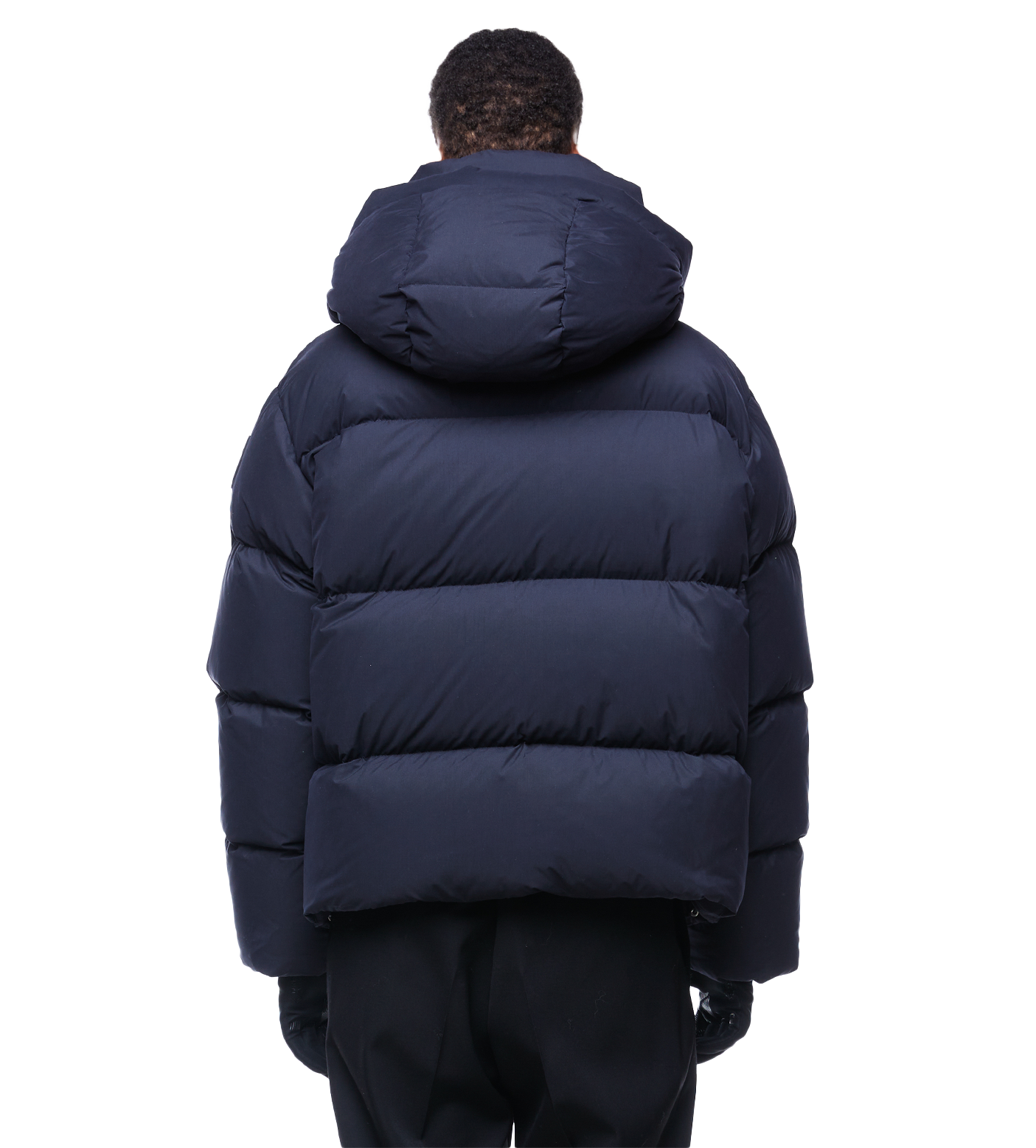 Zip-fastening Padded Jacket Black