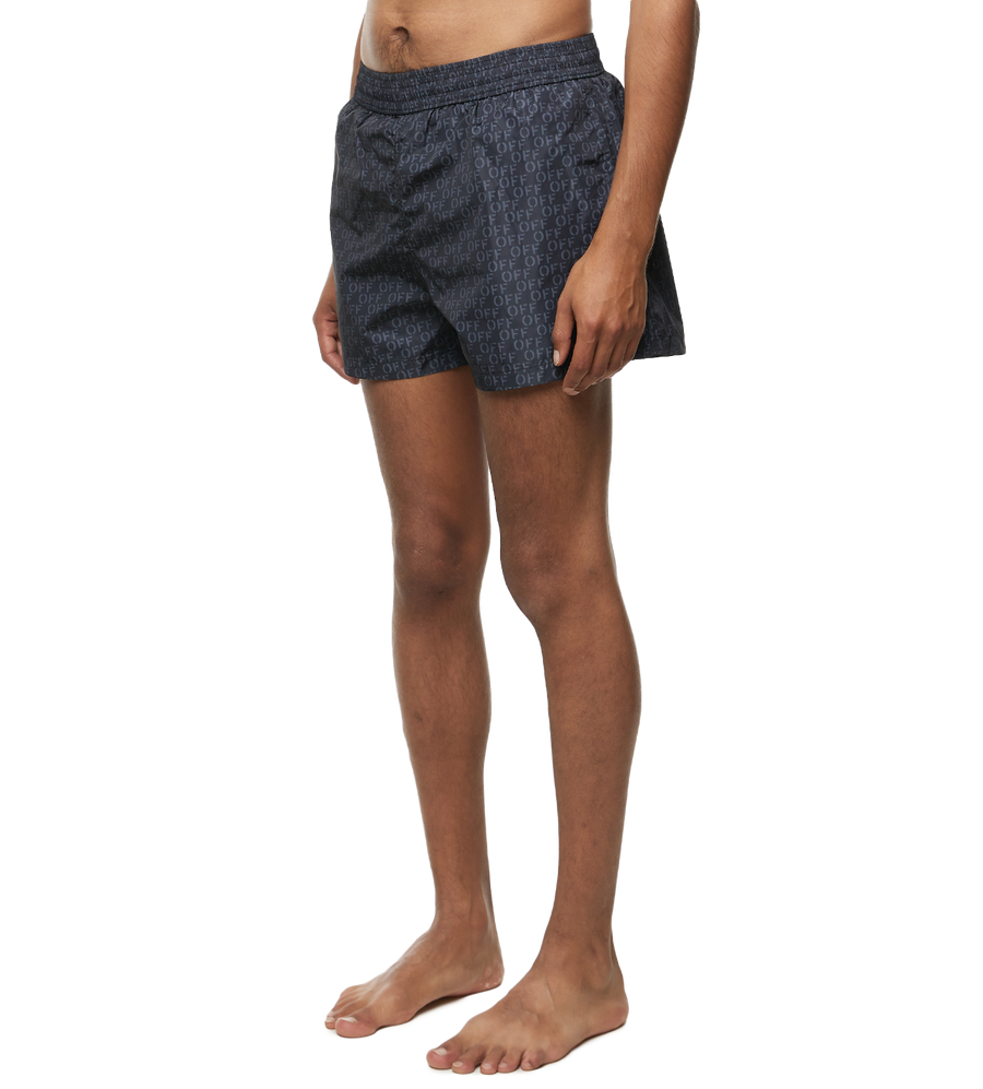 Logo-print Swim Shorts Black
