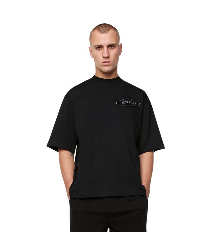Orbit Boxy T-Shirt Black