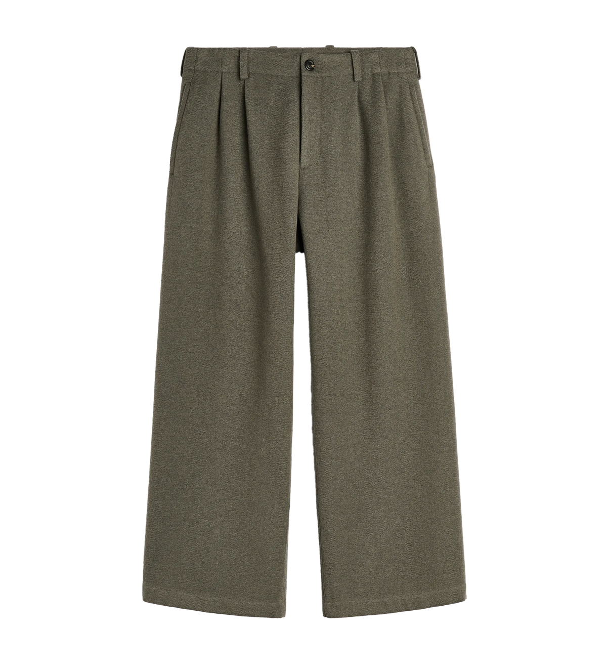 Bridge Chino Night Pine Fishbone Bound Wool