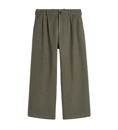 Bridge Chino Night Pine Fishbone Bound Wool