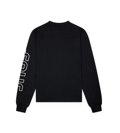 Outline Longsleeve T-shirt Black