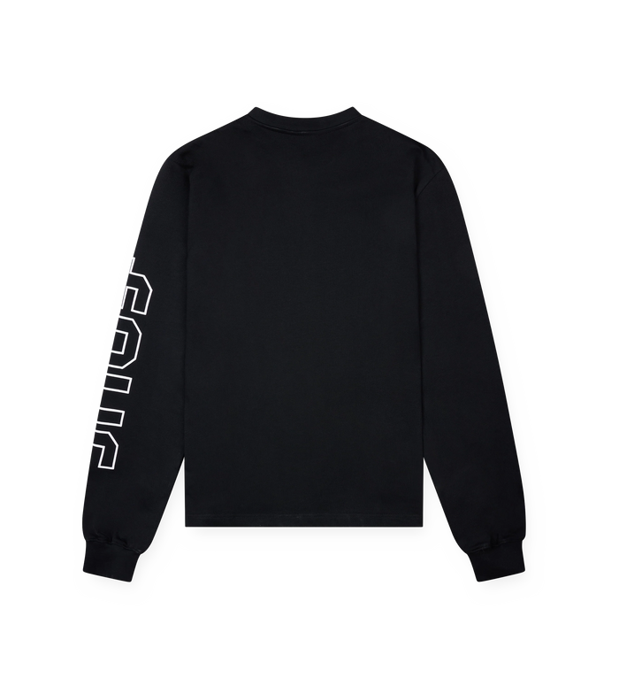 Outline Longsleeve T-shirt Black