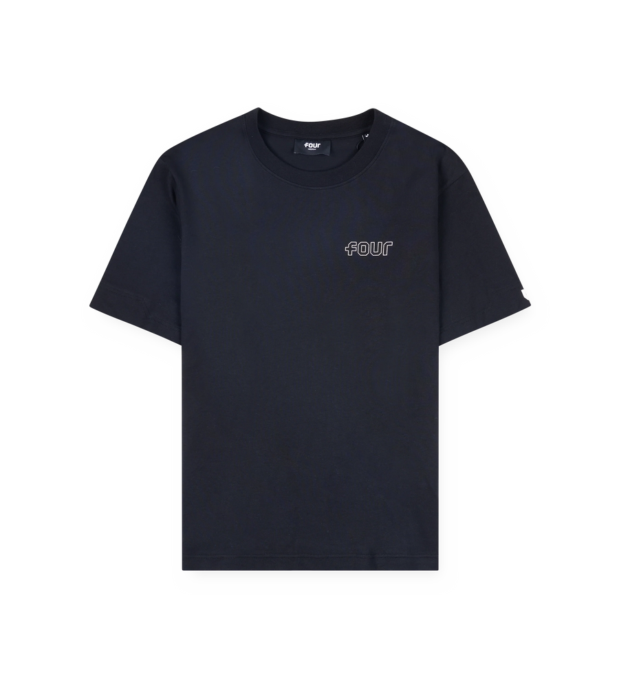 Outline Casual T-shirt Black