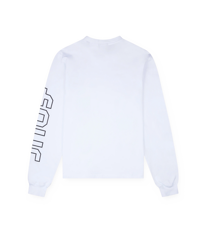 Outline Longsleeve T-shirt White