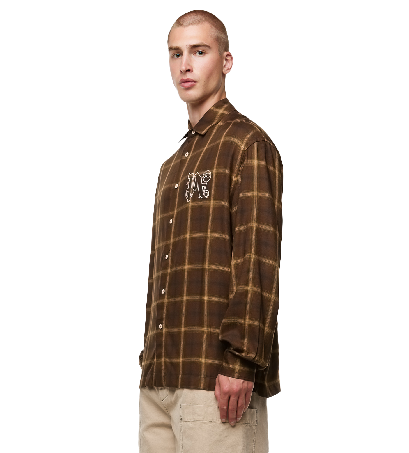 Monogram Long Sleeved Shirt Brown