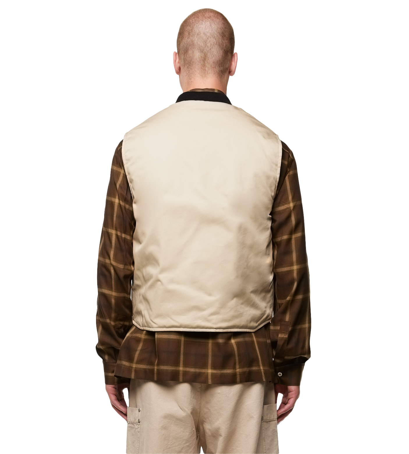 Sartorial Tape Work Vest Beige