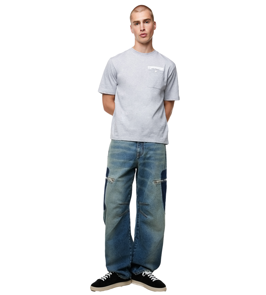 Sartorial Tape Pocket T-shirt Melange Grey