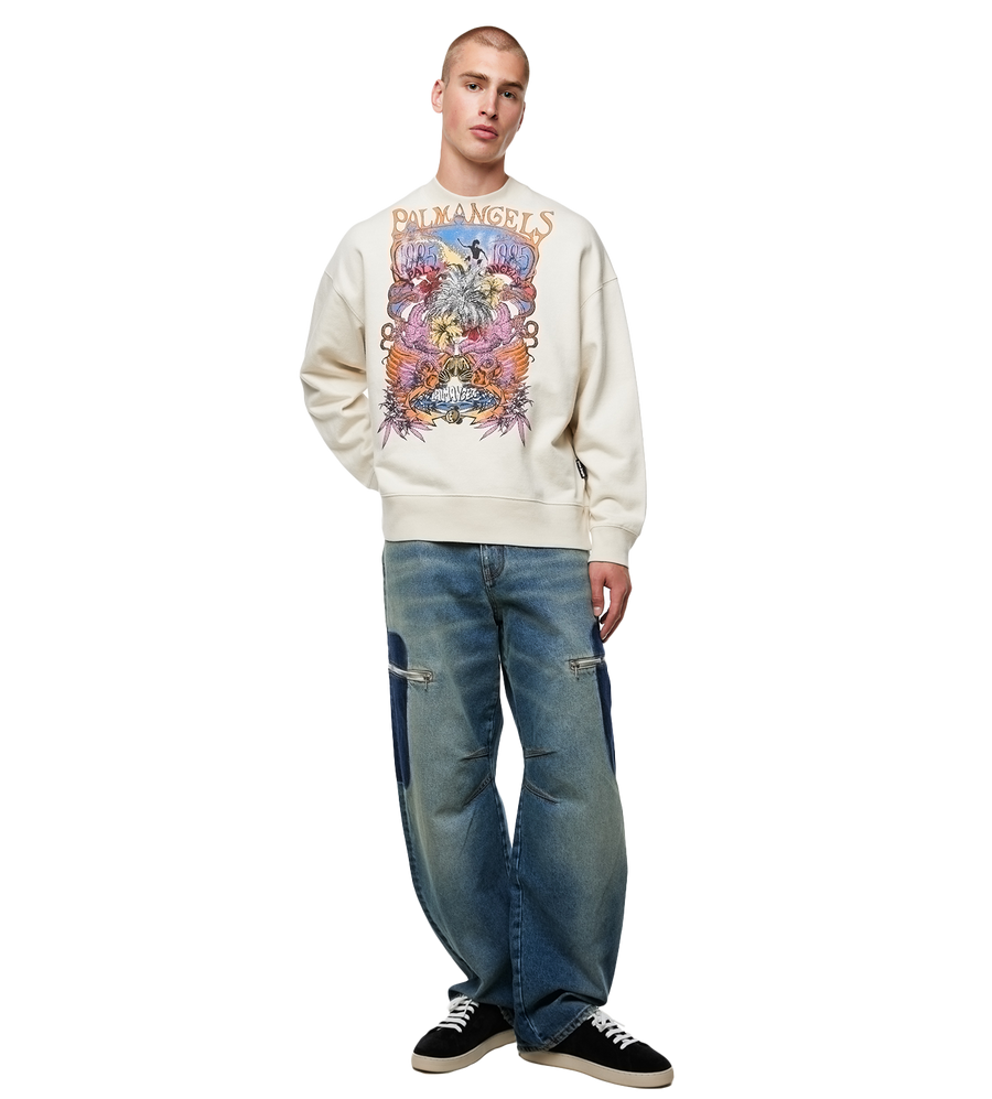 Concert Graphic-print Crewneck Butter