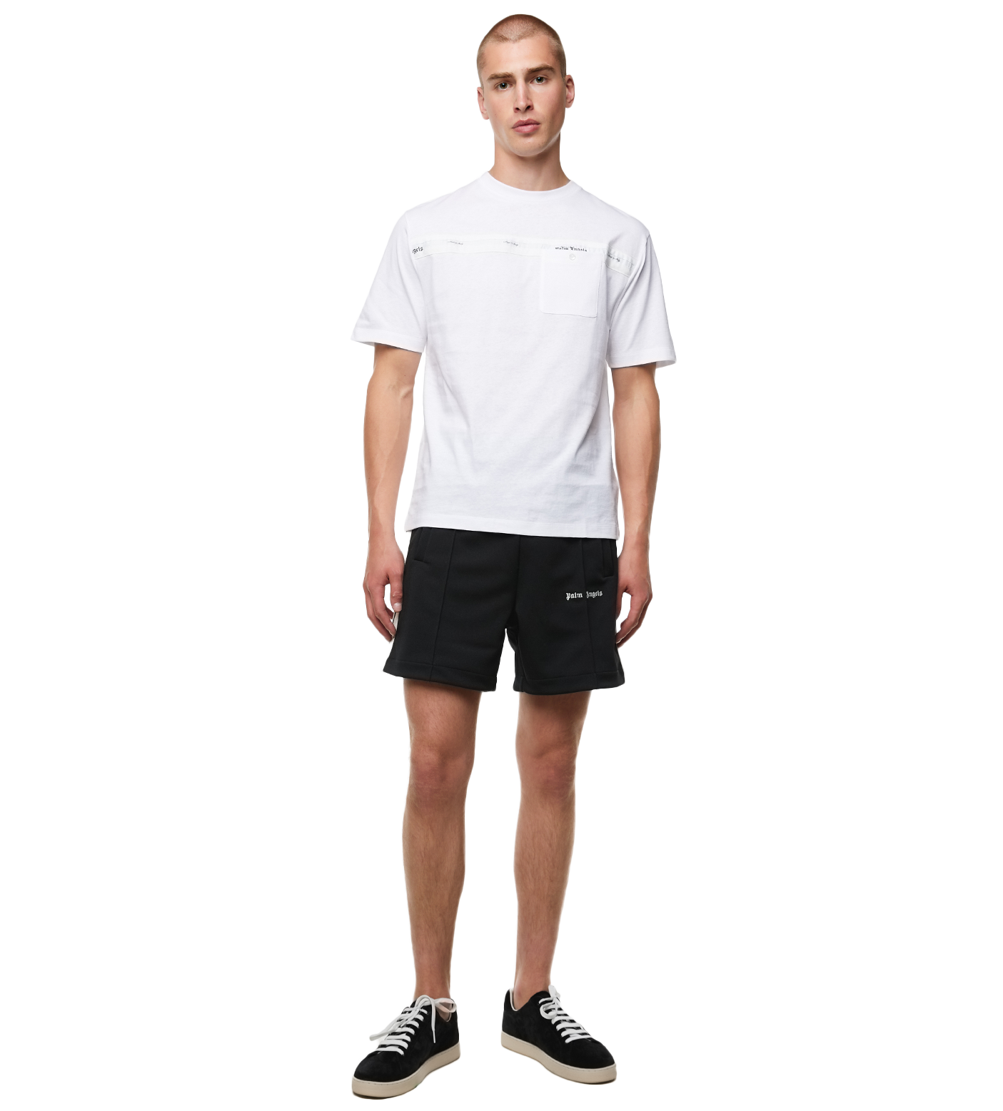Logo Stripe T-shirt White