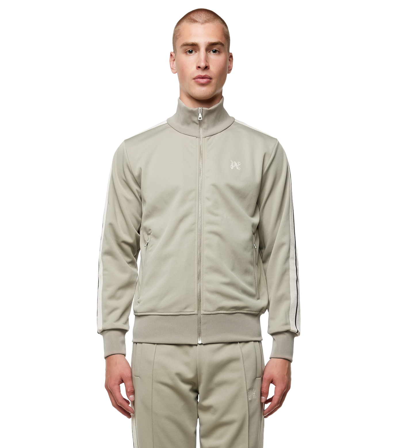 Monogram Classic Track Jacket Grey