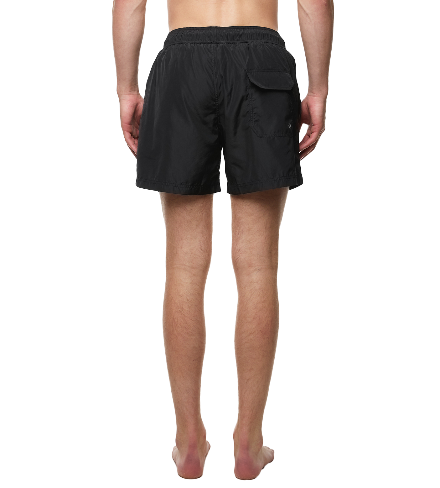 PALM ANGELS, Black Men's Swim Shorts