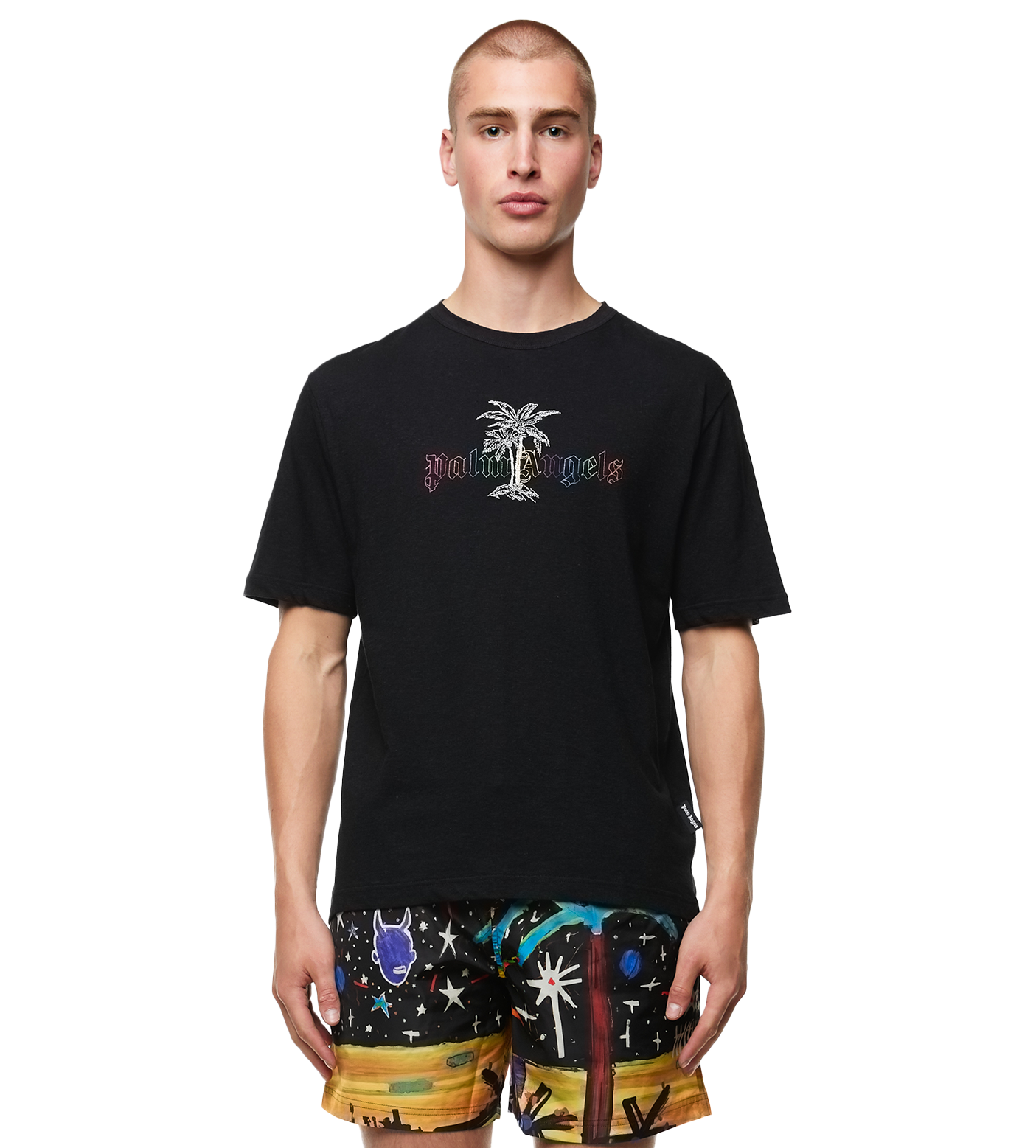Palm Angels Linen Collar T-shirt Black – FOUR Amsterdam