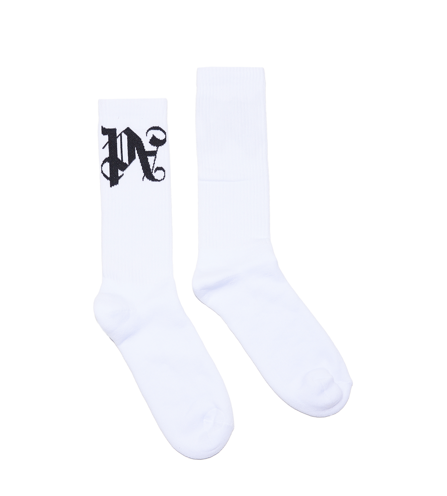 PA Logo Socks White