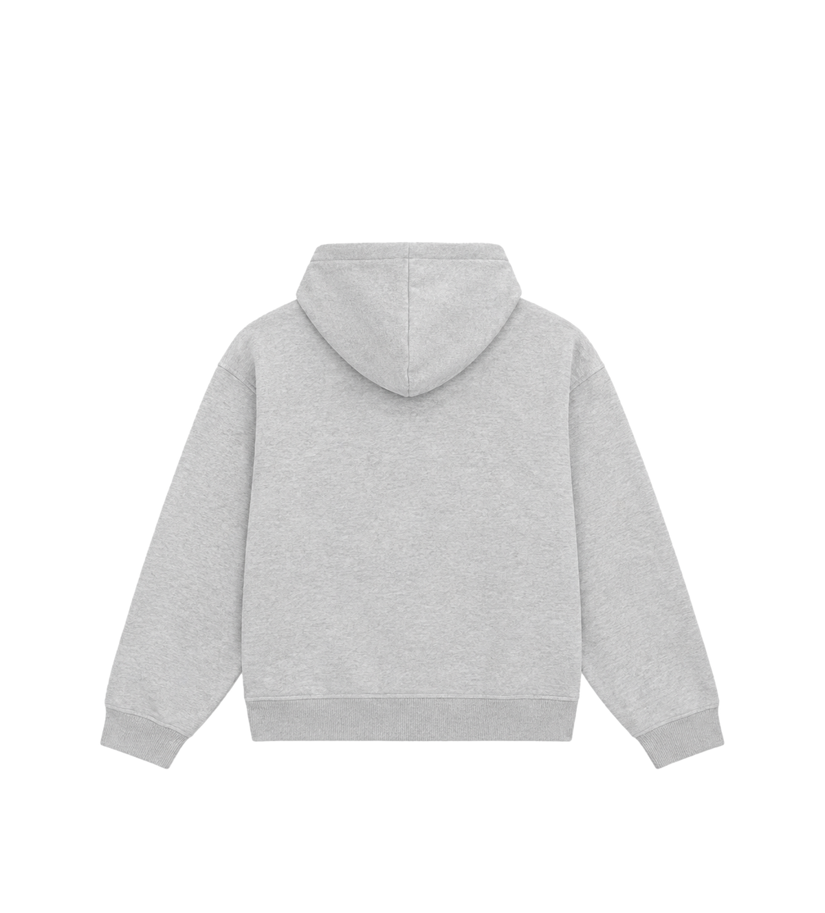De Brando Full Zip lichtgrijs gemêleerd