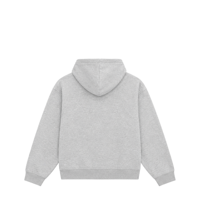 De Brando Full Zip lichtgrijs gemêleerd