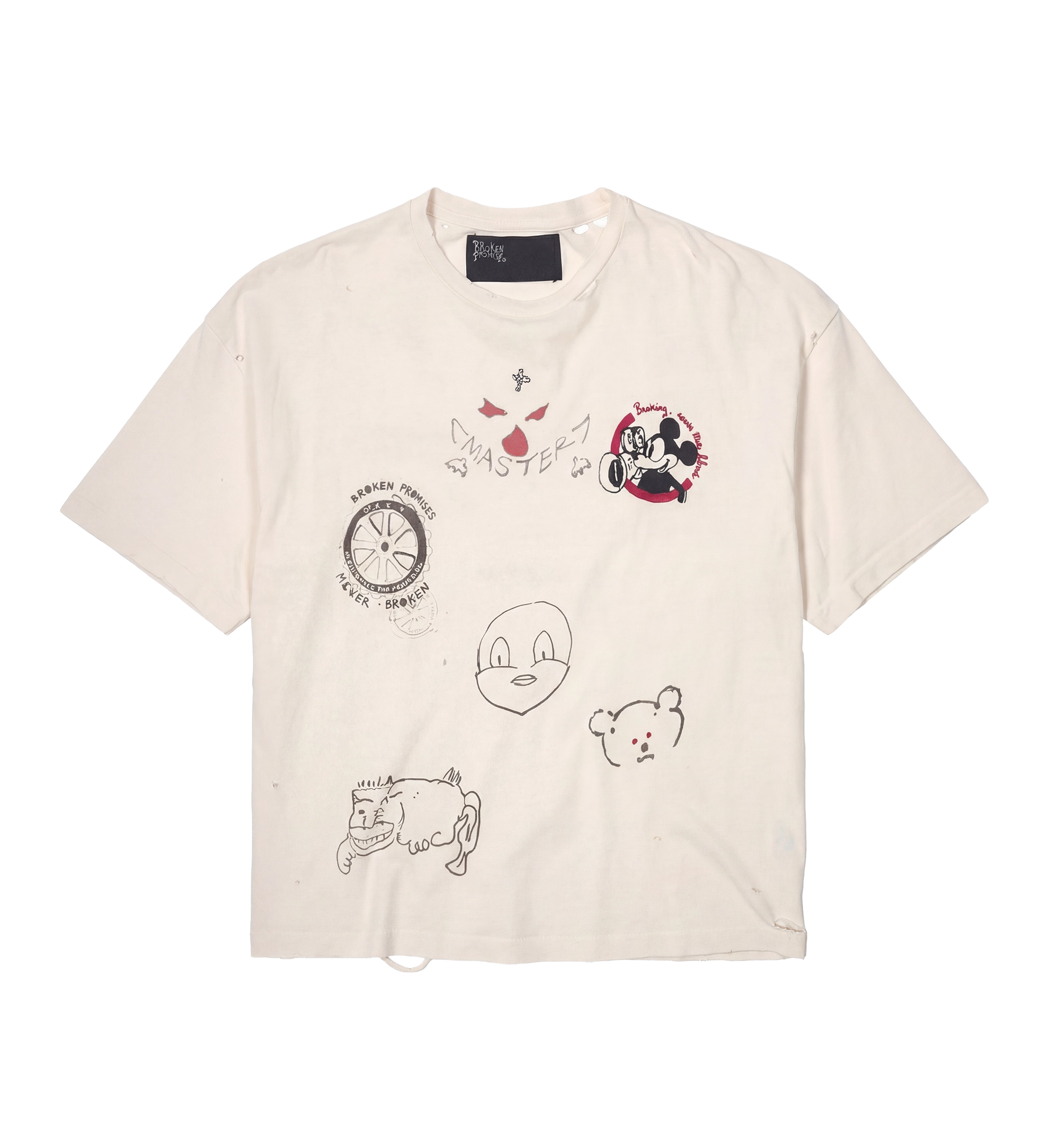 Paly Signature Tee in Vintage Cream