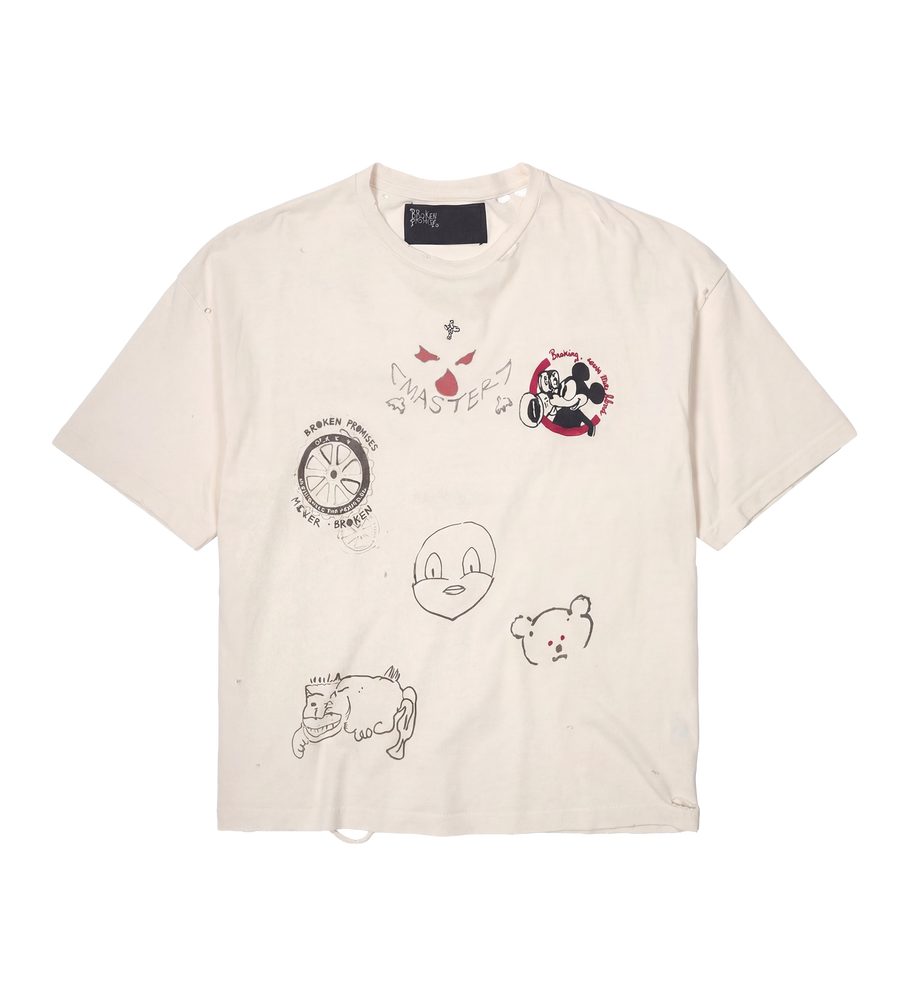 Paly Signature Tee in Vintage Cream